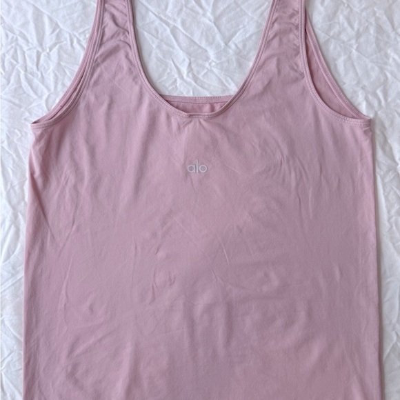 🆕 ALO Yoga Sheer Glow Tank in Ballet Pink • Sz M • MSRP: $58 - Picture 6 of 6